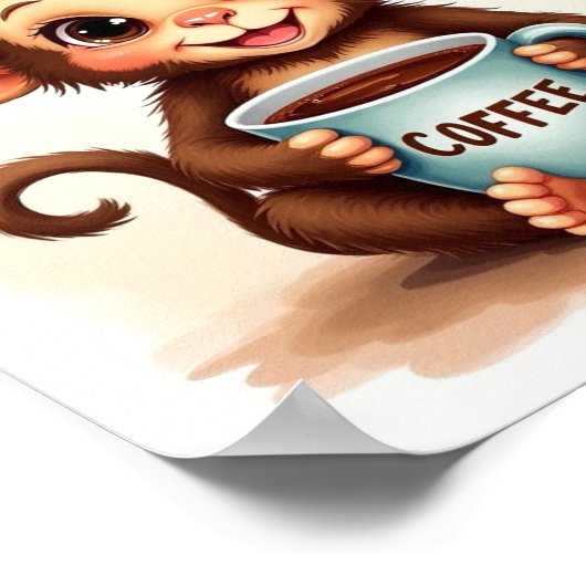 Kaffee Poster (Ecke)