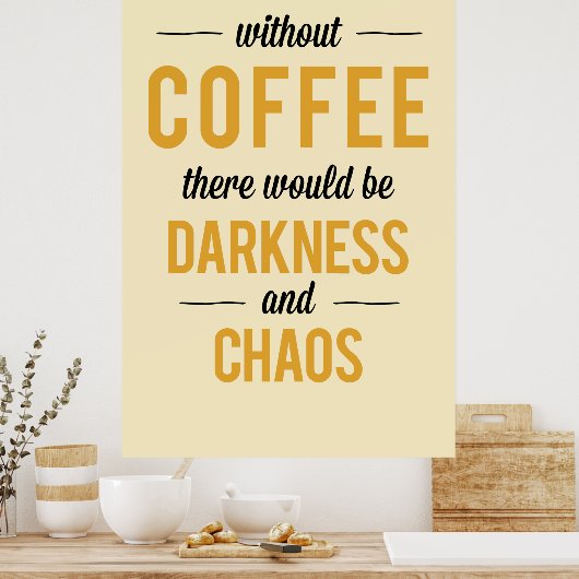 Kaffee Poster (Küche)