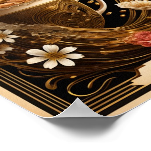 Kaffee Poster (Ecke)