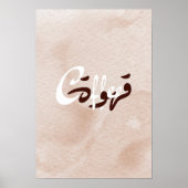 Kaffee Poster (Vorne)