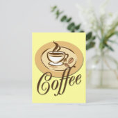 KAFFEE POSTKARTE (Stehend Vorderseite)