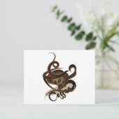 Kaffee Postkarte (Stehend Vorderseite)