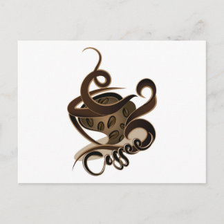 Kaffee Postkarte