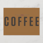 KAFFEE POSTKARTE (Vorderseite)