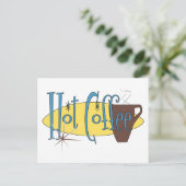 Kaffee Postkarte (Stehend Vorderseite)