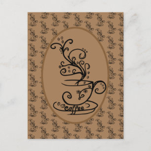 Kaffee Postkarte