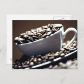 Kaffee Postkarte (Vorne/Hinten)