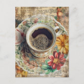 Kaffee Postkarte (Vorderseite)