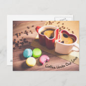 Kaffee Postkarte (Vorne/Hinten)