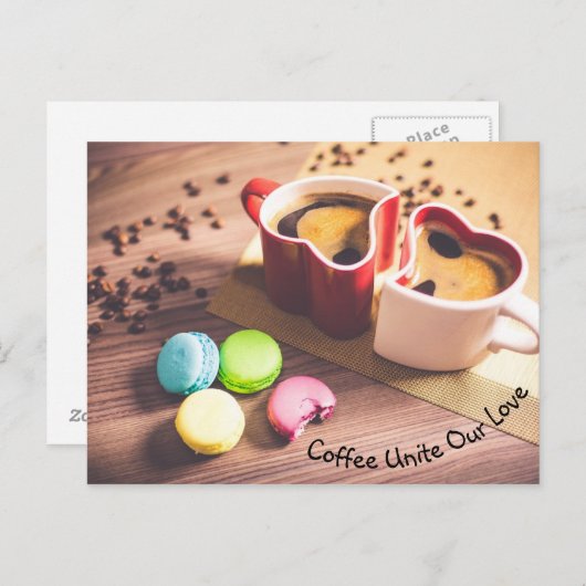 Kaffee Postkarte (Vorne/Hinten)