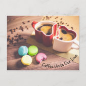 Kaffee Postkarte (Vorderseite)