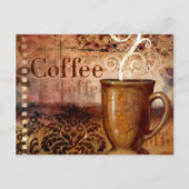 Kaffee Postkarte (Vorderseite)