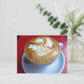 Kaffee Postkarte (Stehend Vorderseite)