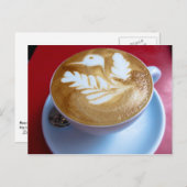 Kaffee Postkarte (Vorne/Hinten)