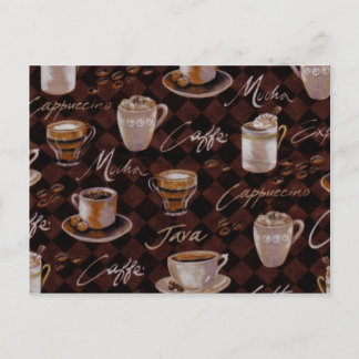 Kaffee Postkarte