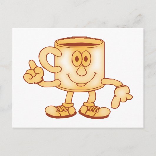 Kaffee Postkarte (Vorderseite)