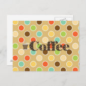 Kaffee Postkarte (Vorne/Hinten)