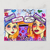 Kaffee Postkarte (Vorderseite)