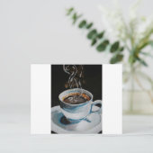Kaffee Postkarte (Stehend Vorderseite)