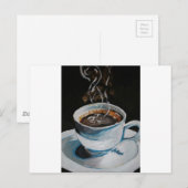 Kaffee Postkarte (Vorne/Hinten)