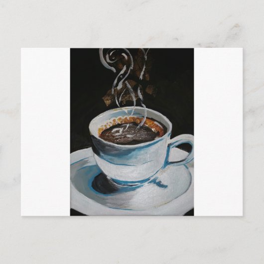 Kaffee Postkarte (Vorderseite)