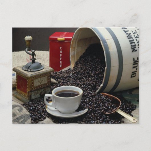 Kaffee Postkarte (Vorderseite)