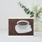 Kaffee Postkarte (Stehend Vorderseite)