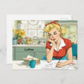 Kaffee Postkarte (Vorne/Hinten)