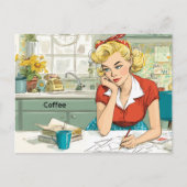 Kaffee Postkarte (Vorderseite)