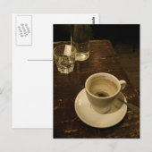 Kaffee Postkarte (Vorne/Hinten)