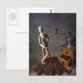 Kaffee Postkarte (Vorne/Hinten)