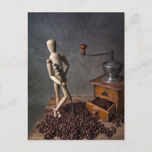 Kaffee Postkarte (Vorderseite)