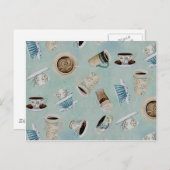 Kaffee Postkarte (Vorne/Hinten)