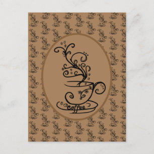 Kaffee postkarte