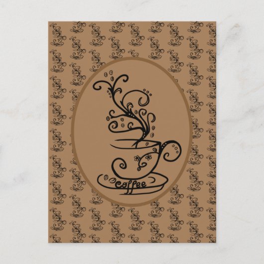 Kaffee  postkarte (Vorderseite)