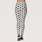 Kaffee Pot Glitch Leggings (Rückseite)