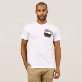Kaffee Pot Glitch T-Shirt (Vorne ganz)