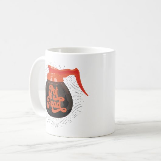 (Kaffee) Pot Head Kaffee Tasse (Vorderseite Links)