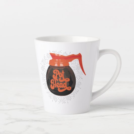 (Kaffee) Pot Head Latte Tasse (Rechts)