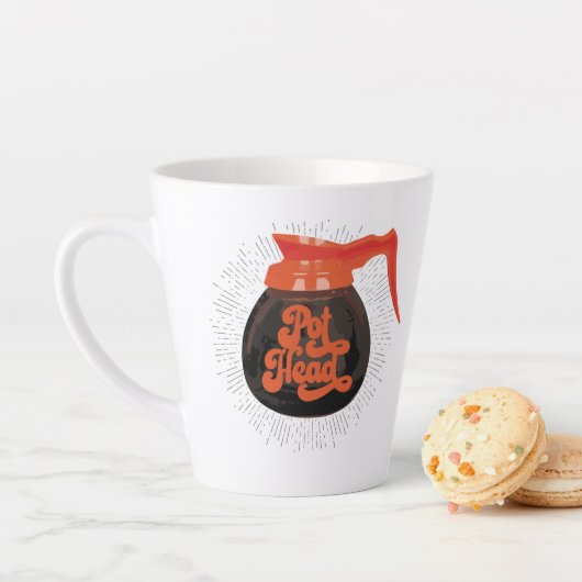 (Kaffee) Pot Head Latte Tasse (Beispiel)