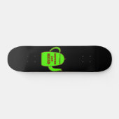 KAFFEE POT HEAD lustige Kaffee Pub Geschenk Idee Skateboard (Horizontal)