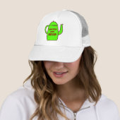 KAFFEE POT HEAD lustige Kaffee Pub Geschenk Idee Truckerkappe (Beispiel)