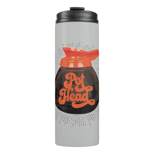 (Kaffee) Pot Head Thermal Tumbler Thermosbecher (Vorderseite)