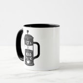 Kaffee Pot Kopf Funny Coffee Tasse (Vorderseite Links)