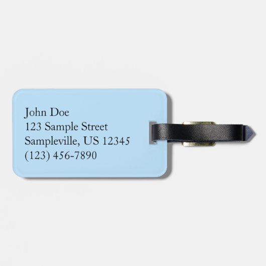 Kaffee Pot Rock I in Sedona Gepäckanhänger (Rückseite horizontal)