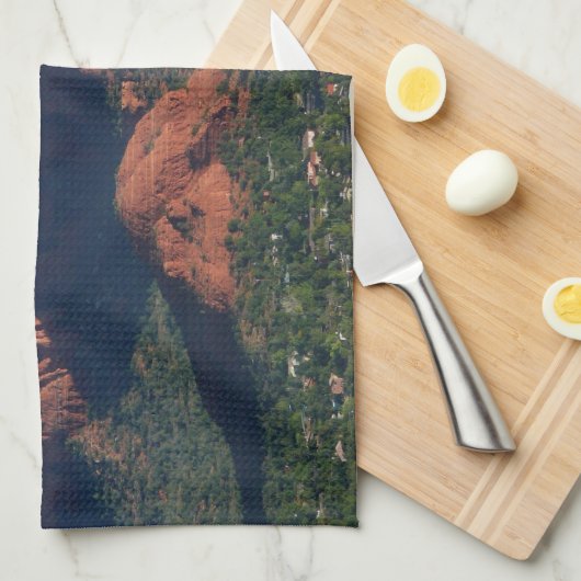 Kaffee Pot Rock I in Sedona Geschirrtuch (Viertel Falte)