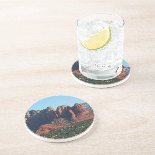 Kaffee Pot Rock I in Sedona Getränkeuntersetzer (Seite)