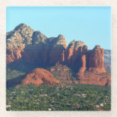 Kaffee Pot Rock I in Sedona Glasuntersetzer (Vorderseite)