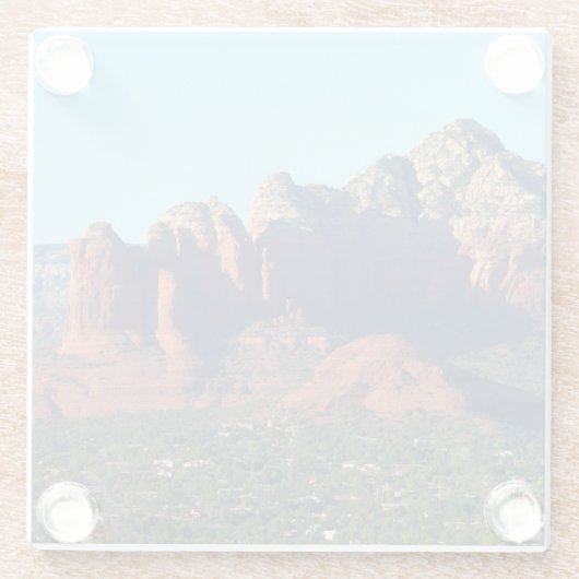 Kaffee Pot Rock I in Sedona Glasuntersetzer (Rückseite)