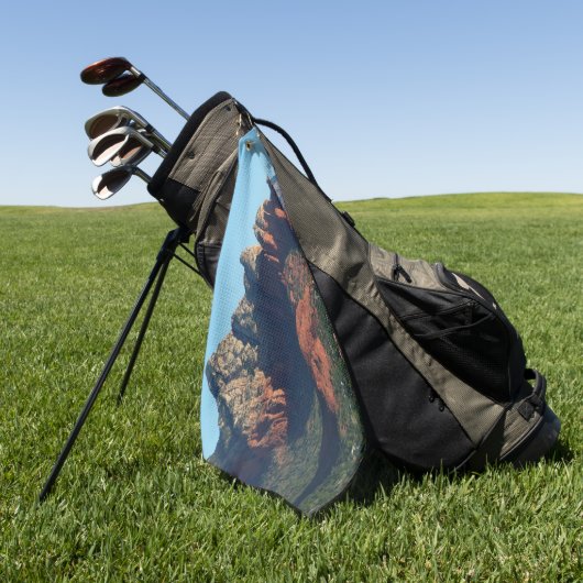 Kaffee Pot Rock I in Sedona Golfhandtuch (Gras)